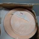 Tulip Organic Pink/White Combo Plates, 7.5 & 10 Inch, 128pcs (4 packs x 32)
