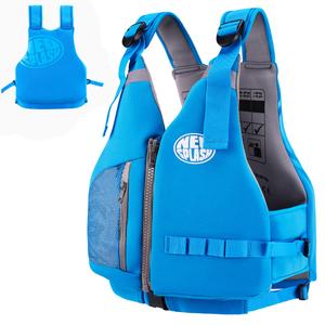 Swim Vest with Adjustable Safety Straps for Adults (Blue, S)