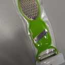 3 in 1 Multi-Purpose Vegetable Peeler/Slicer/Grater - Stainless Steel Tool for Kitchen - Ideal for Carrots, Cheese, Ginger, Potato, Garlic - Easy Peeling, Slicing and Grating Multicolour