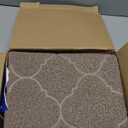 WePet Cat Litter Box Mat, Kitty Premium PVC Pad, Durable Trapping Rug, Phthalate Free, Urine-Resistant, Scatter Control, XXL 47 x 36 Inch, Champagne