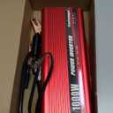 1000W Power Inverter DC 12V to 110V/120V AC Car Inverter with 3.1A USB Car Adapter and Cigarette Lighter for Vehicles Home Laptop Truck Trip (Red)