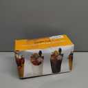 CAMKYDE 50 Sets Disposable Charcuterie Cups with Sticks and Bags, 12 oz Brown Kraft Paper Snack Appetizers Cup French Fry Holder with Cocktail Picks Toothpicks (50 Cups+50 Bags+200 Sticks)