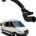 Turbocharger Intercooler Hose Assembly, Compatible with 2002-2006 Dodge/Mercedes-Benz Sprinter 2500 3500 2.7 L5 DIESEL Engine, OE# 19311193 5104141AA, Air Intake Tube, Turbo Intercooler Pipe Kit