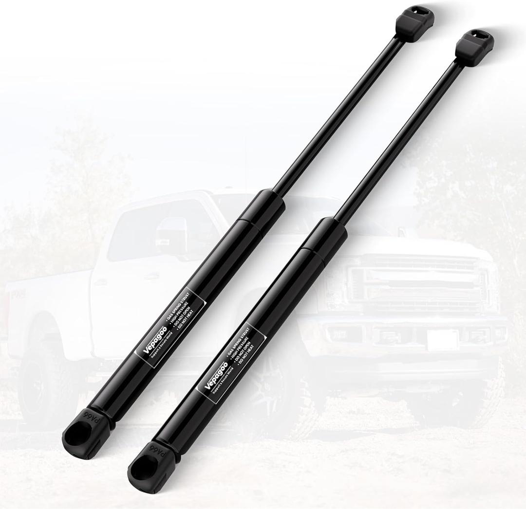 Vepagoo Front Hood Struts Shock Compatible with 2011-2016 Ford F-250 F-350 F-450 F-550 Hood-Right & Left Side, Bonnet Lift Support Replacement SG204080, 003752, 028592, 068835