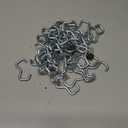 Frienda 50 Pack Wobble Roller Retainer Rings Clips Boat Wobble Roller Clips 3/16 Inch Ring Diameter Fits 1-1/8 Inch Shaft Size for Marine Boat Trailer Accessories Replacement Hardware