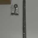 Curtain Rods for Windows 72 to 144 Inches, Adjustable 1 Inch Black Curtain Rod for Outdoor Indoor, Modern Heavy Duty Drapery Rod, Room Divider, All Metal, Easy Install