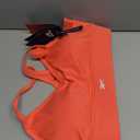 Reebok Women's Id Train Tri Back Bra, Slim Fit, Lightweight Stretch Poly Motion Interlock Fabric, Moisture-Wicking (Large)