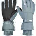 Unisex Waterproof Winter Gloves Touchscreen,Windproof Thermal Ski Gloves for Men Women, Warm for Snowboarding, Hiking, Running,Outdoor Activities, Pack Of 3 XL