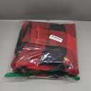 Waterproof Double Sided Chair Blanket, Cozy Sherpa Camping Blanket, Folding Outdoor Chair Covers for Patio, Lawn, Bonfire, Pool & Office Chairs, All-Season Use Chairs Blankets for Adults, Red