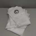 NICETOWN White Sheer Curtains 84 inches Long - Home Decoration Grommet Airy & Lightweight Elegant Window Treatments with Light Filtering for Bedroom/Living Room (2 Panels, W54 x L84)