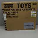 Fisher-Price Baby Playmat Kick & Play Piano Gym with Musical and Sensory Toys for Newborn to Toddler, Navy Fawn