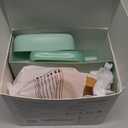 Momcozy Baby Pouch Holder No Squeeze for Food Pouches and Drink Boxes, Allows Baby to Self-feed and Avoid Messes, Baby Food Pouch Holder Handle is Easy to Grip, Comfortable, Green&Orange