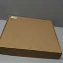 BESy 16 Inch Rain Shower Head, 16" Square Rainfall & High Pressure Stainless Steel Bath Showerhead, 1/16" Ultra Thin, Waterfall Full Body Coverage with Silicone Nozzle, Matte Black Finish