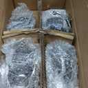 W B D WEIBIDA 304 Stainless Steel Heavy Duty Caster Wheels, 3300lbs Capacity Per Set, 2.5 Inch Rust-Proof & Tougher Plate Swivel Caster with Brake, Quiet Low Gravity Center Nylon Industrial Castor