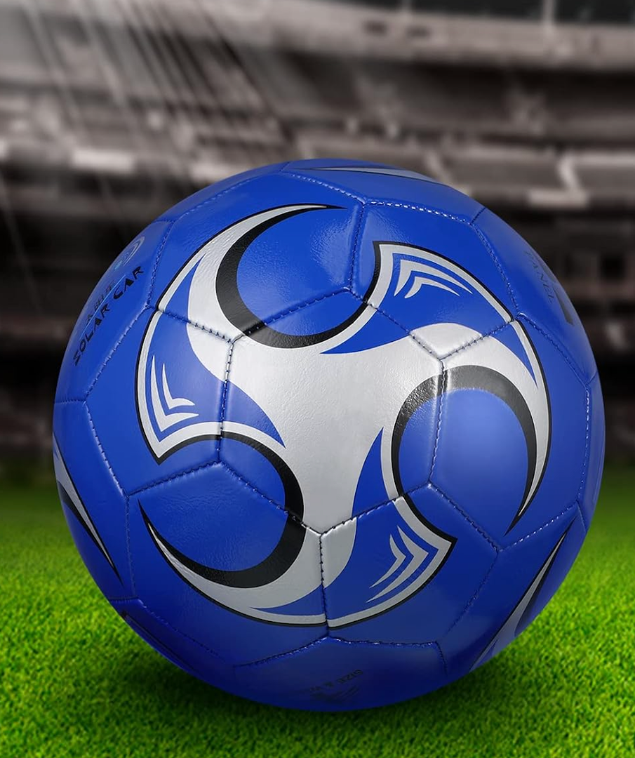 3 Pcs Soccer Balls with Pump Bulk Official Size 4  Kids Teen Adult Indoor Outdoor Sports Soccer Ball Toddler Youth Gift for Training Game Practice Back to School 