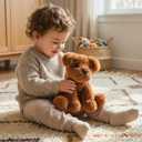 WEIGEDU Chocolate Labs Labrador Stuffed Animals, Stuffed Puppies, Retrievers Dog Plush Toys for Kids Boys Girls Birthday Bedtime Gifts, 7.9 inches, Brown Chocolate