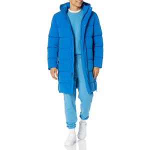 Amazon Essentials Mens Hooded Long Puffer Coat, Size: L