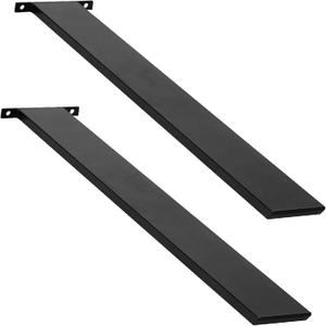 Hidden Island Countertop Support Bracket, 2 Pack Heavy Duty Iron Kitchen Island Support Floating Bracket with Screws for Granite/Wood/Concrete/Quartz Countertops, 32 Inch