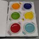 Hacaroa Set of 6 Mini Cocotte with Lid, 8 Oz Ceramic Ramekins with Handles, Small Casserole Dishes Individual Serving Pot for Baking, Souffl, Soup, Cobbler, Oven Safe, 6 Colors