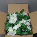 10PCS Fake Rose Garland, 7.5Ft Artificial Vines Flowers Hanging Rose Vine forfor Table Wedding Backdrop Arch Wall Party Mantle Festival Decor