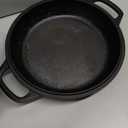 EDGING CASTING 2in1 PreSeasoned Cast Iron Dutch Oven Pot with Skillet Lid Cooking Pan, Cast Iron Skillet Cookware Pan Set with Dual Handles, Indoor Outdoor for Bread/Frying/Baking/Camping/BBQ, 5 Qt