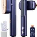 Steamer for Clothes, Sundu Portable 2-in-1 Steamer & Iron, 15s Heat-up, 100ml Tank, Ironing Gloves, 20 Min Steam, Wrinkle Remover, Garment Steamer for Travel & Home (Purple)