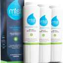 Mist EDR4RXD1 Refrigerator Water Filter Replacement for EveryDrop Filter 4 Maytag UKF8001AXX-200, UKF8001AXX-750, Whirlpool UKF8001, WHR4RXD1, 4396395 3-Pack NSF 42 & 372 Certified
