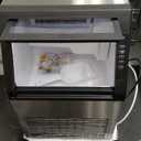 COWSAR Commercial Ice Maker Machine, Self-Cleaning Ice Machine for Home, Bar, Restaurant, Office and Outdoor，80Lbs/24H Freestanding Undercounter Ice Maker with 24Lbs Storage Capacity, Silver 15.28"D x 14.57"W x 23.11"H