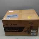 Knee Scooter, 350lbs Capacity, 13" Big PU Seat, Disc Brake Knee Walker, All Terrain Foldable Knee Scooter Walker with Bag for Foot Injuries Compact Crutches Alternative (Burgundy) (Red)