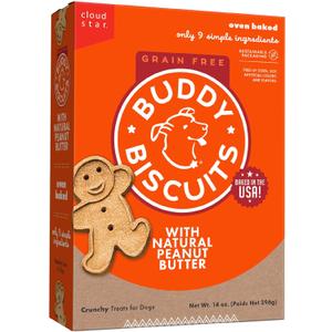 Buddy Biscuits 14 oz. Box of Grain-Free Crunchy Dog Treats Made with Natural Peanut Butter 03-16-s2027