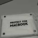 URBAN ARMOR GEAR UAG Designed for MacBook Air 15" Case 2023-2025 M2/M3/M4 (A3241 A3114 A2941) - Translucent Clear Rugged Tactile Grip Laptop Protective Cover, Plyo Ice/Black