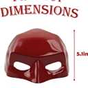 4 x Cat Mask for Cosplay - Cute & Comfortable Halloween Costume Accessory for Cats (Red 1 pcs)