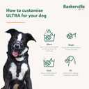 Baskerville ULTRA Muzzle - Patented Humane Design, Breathable, Dog can Pant and Drink, Adjustable, Padded, Training Muzzle for Medium-sized Dogs, Prevents Biting, Wildlife Scavenging (Size 4, Black)