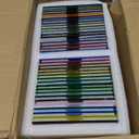 ILLUCKAI 36 Sheets Transparent Stained Glass Sheets, 6 x 4 Inch Cathedral Art Glass Mosaic Tiles Supplies, Assorted Colors for Stained Glass Projects