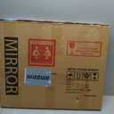 Vanity Mirror with Lights, 24'' x 20'' Lighted Makeup Mirror, Touch Screen with 3-Color Lighting, Dimmable for Vanity Desk Tabletop Square White