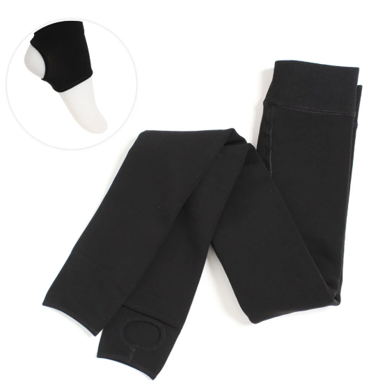 Real Style Fake Tights Skin Color Fleece Lined beige black Women's Tights Stockings Leggings 300 Denier Winter Thick Warm Cold-Resistant Underwear Water-Repellent, M