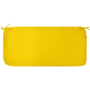 FUNHOME Outdoor Bench Cushion Covers 45" x 18" x 3", No Insert! Patio Bench Cushion Covers,Water Resistant Patio Loveseat Cushion Cover 1 Pack, Yellow(Covers ONLY)