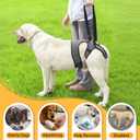 LIANZIMAU Dog Sling for Large Dogs Adjustable Hind Leg Support Lift Harness Senior Canine Mobility Aid Carrier for Back Legs Walking Rehabilitation