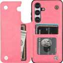 Samsung Galaxy S24Ultra 5G Case S24Ultra Card Credit Holder Wallet Protective Cover with Card Slot and Leather Case for Samsung S24Ultra 6.8Inch (Samsung S24 Ultra)