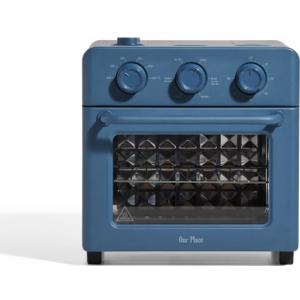 Our Place Wonder Oven | 6-in-1 Air Fryer & Toaster Oven with Steam Infusion | Compact, Countertop Friendly, Fast Preheat, Multifunctional | Air Fry, Toast, Roast, Bake, Reheat & Broil | Blue Salt (12.7 Quarts)
