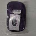 BERON 14 Inches Purple Wig for Women Short Curly Wig Dark Purple Wigs Synthetic Wigs with Bangs Hairnet Include