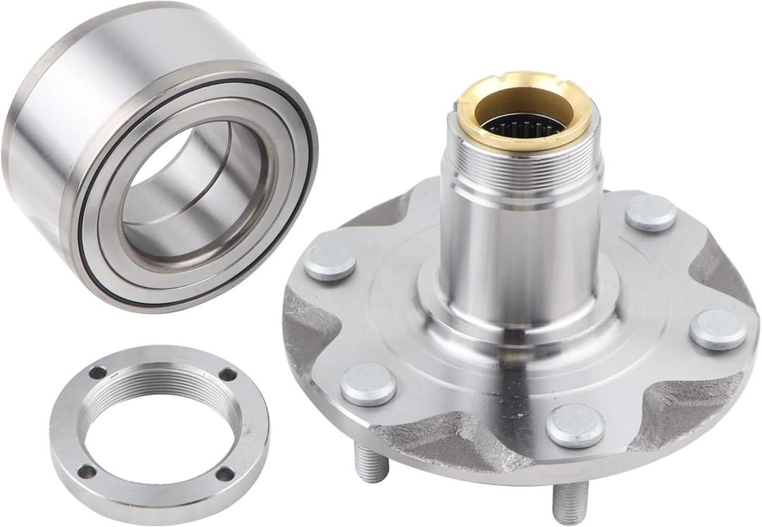 MISIOEK Front Wheel Hub Bearing Assembly Compatible with 1995-2004 Tacoma, 2.4L 2.7L 3.4L (4WD ONLY), Replace 43521-35010 43502-35160
