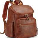 LORADI Lightweight Diaper Bag Backpack with Stroller Clips, Insulated Pockets, Baby Shower Essentials (Classic, Brown)