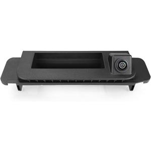 AHD/CVBS Car Rear View Camera's Fisheye Trunk Handle Camera with RCA Cable & Vehicle-Camera for Mercedes Benz C Class W205 C180 C200 C280 C300 C350 C63 AMG CLA Class C117 & Backup Camera (CVBS)
