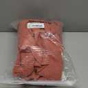 ANRABESS Women Two Piece Outfits Sweater Sets Lounge Waffle Knit Pullover Matching Wide Leg Pants Tracksuit 2025 Fall Fashion (Medium, Rust)