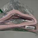 HOUSE DAY Velvet Kids Hangers 60 Pack, Premium Childrens Hangers for Closet, Ultra Thin Cute Clothes Hanger, Non Slip Small Felt Hanger 14 Inch for Kids Clothes, Blush Pink