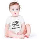 SproutJoy Grandma Bodysuit for Baby Grandma Baby Clothes I Love My Grandmas Loves Me Babies Clothes 6M