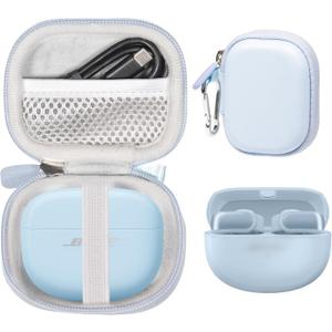 CaseSack Case for Bose Ultra Open Bluetooth Earbuds (Stone Blue)