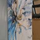 DZL Art A74962 Large Abstract Canvas Wall Art For Living Room Decoration Abstract Watercolor Picture Canvas Prints Painting for for Office Wall Decor Home Decorations (48"L x 24"W)