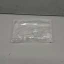 Thyle 2 Pcs Acrylic Brochure Holder with Suction Cups Wall Mount 7.4 x 4.2 Inch Window Clear Plastic Pamphlet Organizer Flyer Display Rack for Trifold Page Booklet Sticker Marketing Office Retail Shop